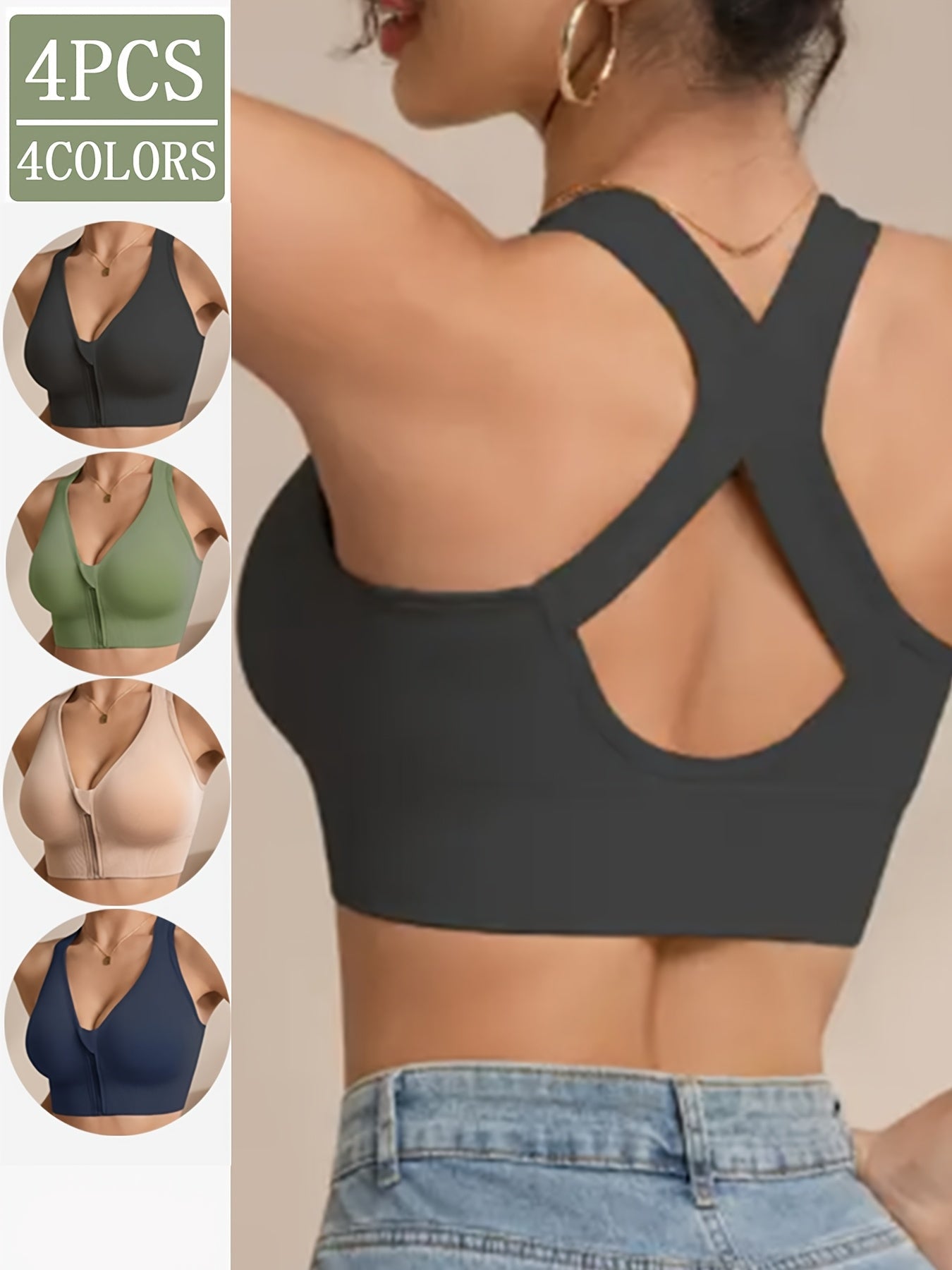 Women's Sports Bra - Smooth, Wireless – view 5