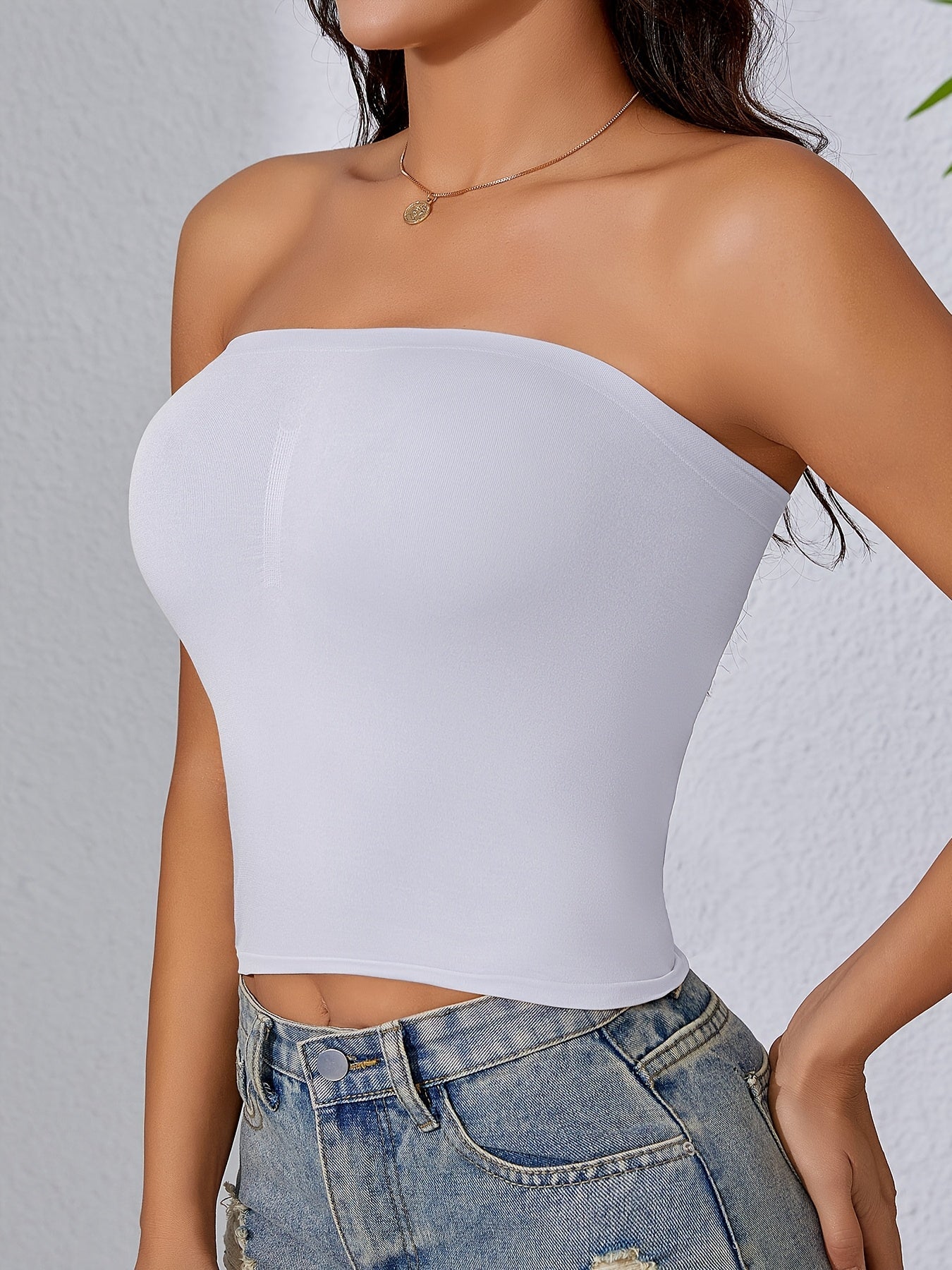 Women's Strapless Soft Support Bra - 2-Pack Everyday Support – view 6
