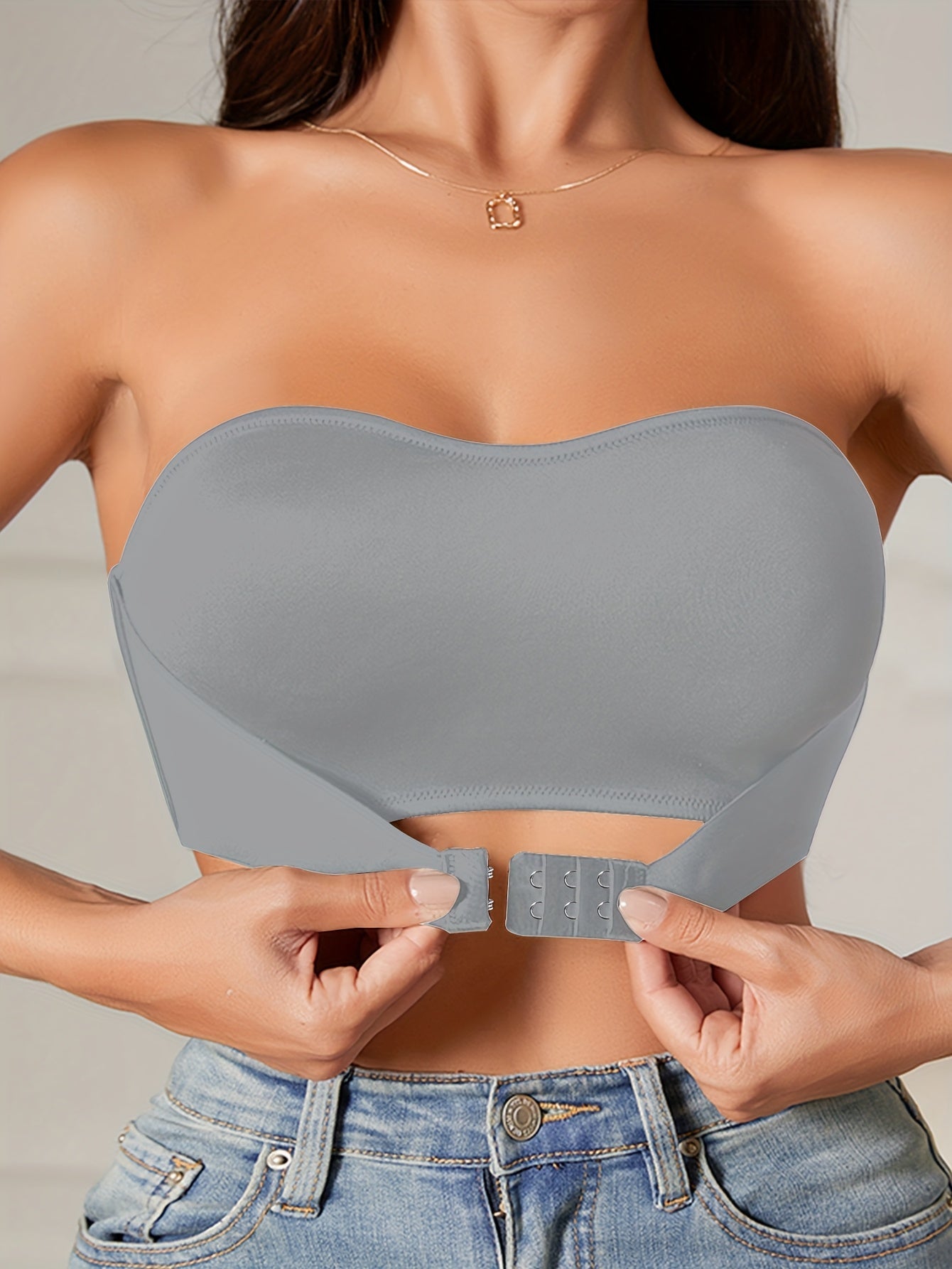 Women's Strapless Wireless Bra - 3-Pack Everyday Support – view 5