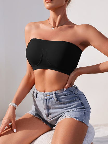 Women's Strapless Wireless Bra - 3-Pack Lace, Wireless detail view