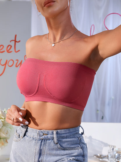 Women's Strapless Wireless Bra - 3-Pack Lace, Wireless detail view