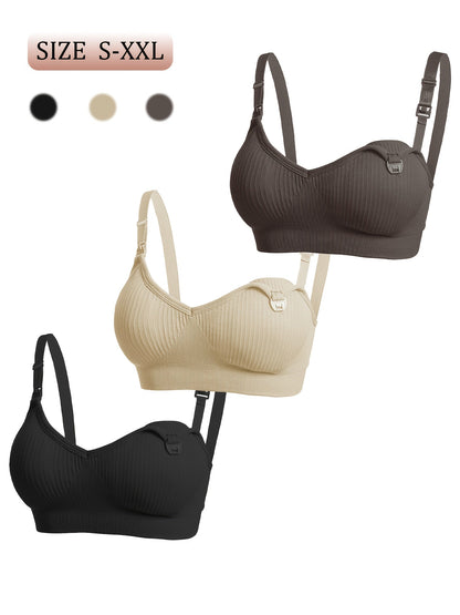 Women's Strapless Wireless Bra - 3-Pack Removable Pads, Everyday Support detail view