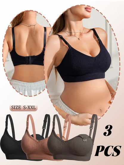 Women's Strapless Wireless Bra - 3-Pack Removable Pads, Everyday Support detail view