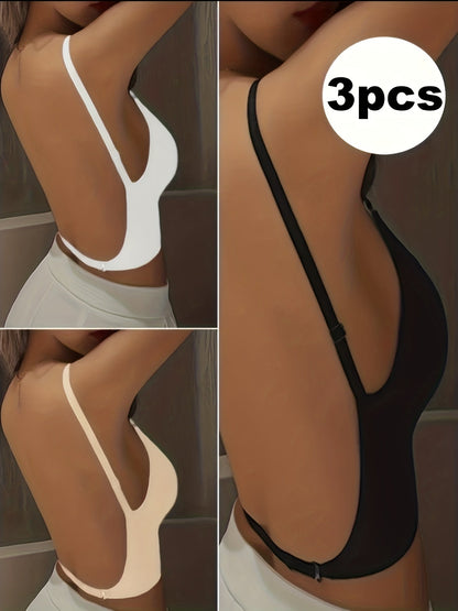 Women's Strapless Wireless Bra - 3-Pack Seamless, Wireless – view 8