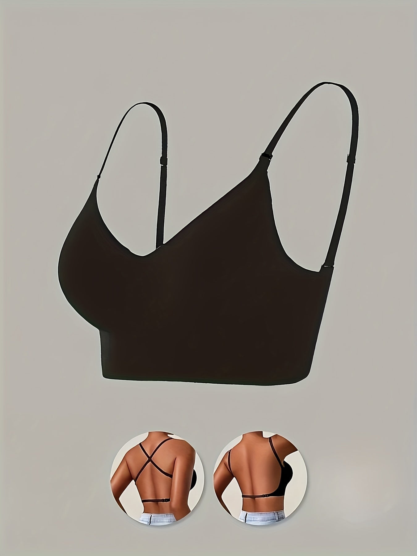 Women's Strapless Wireless Bra - 4-Pack Everyday Support – view 3