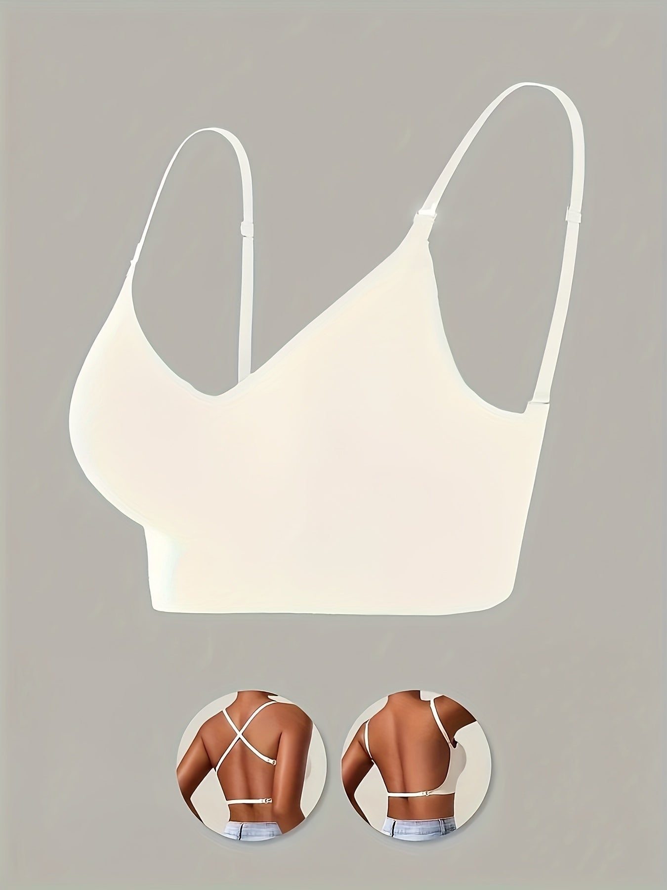 Women's Strapless Wireless Bra - 4-Pack Everyday Support – view 10
