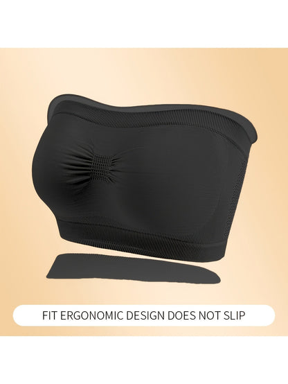 Women's Strapless Wireless Bra - 5-Pack Seamless, Wireless – view 7
