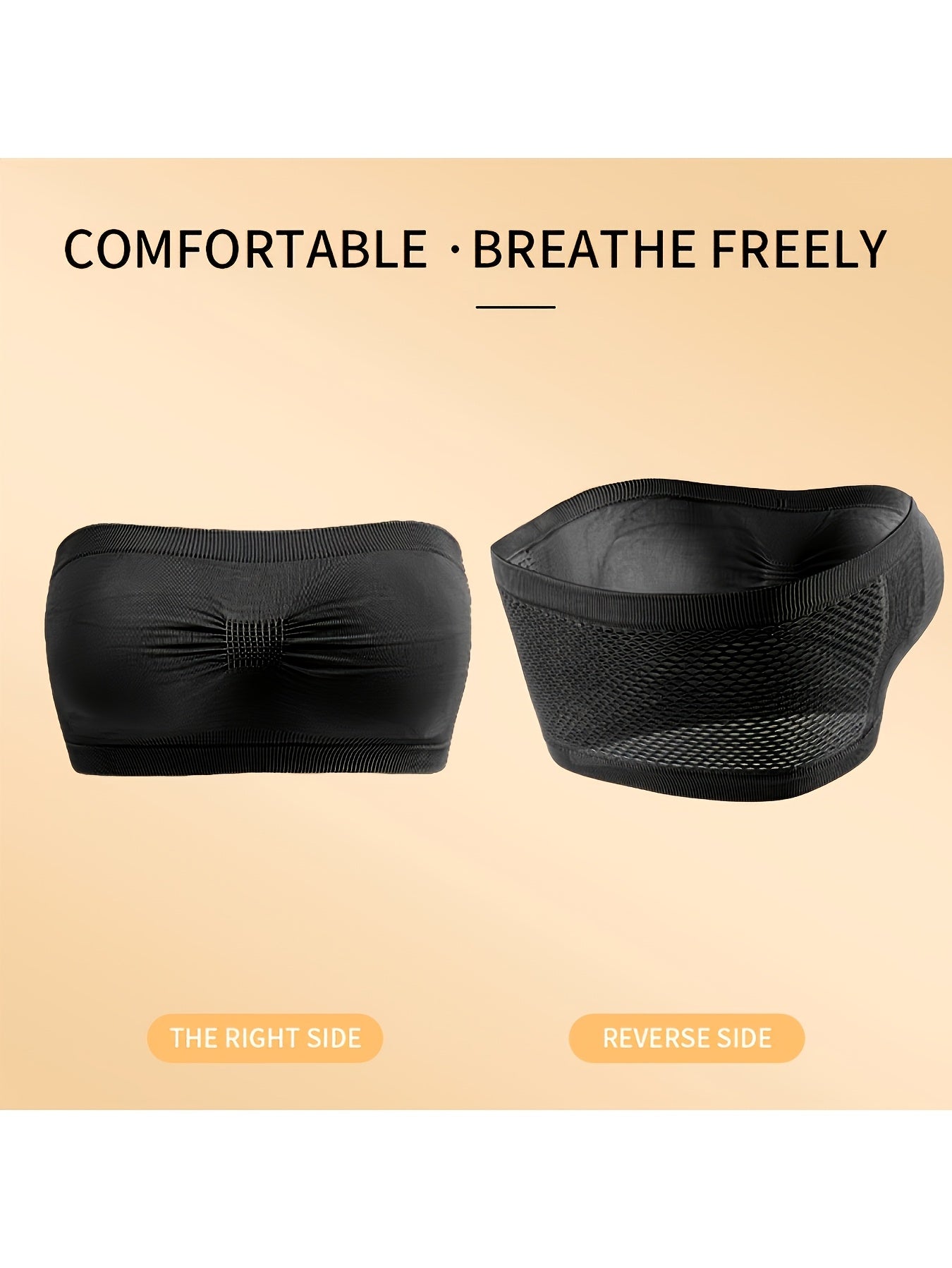 Women's Strapless Wireless Bra - 5-Pack Seamless, Wireless – view 8