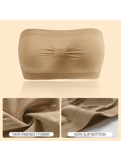 Women's Strapless Wireless Bra - 5-Pack Seamless, Wireless – view 18
