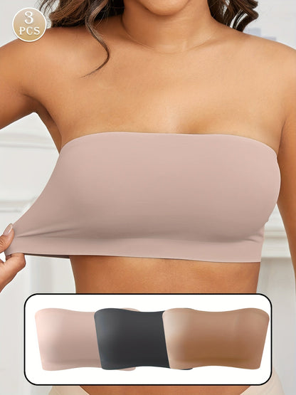 Women's Strapless Wireless Bra - Everyday Support – view 4