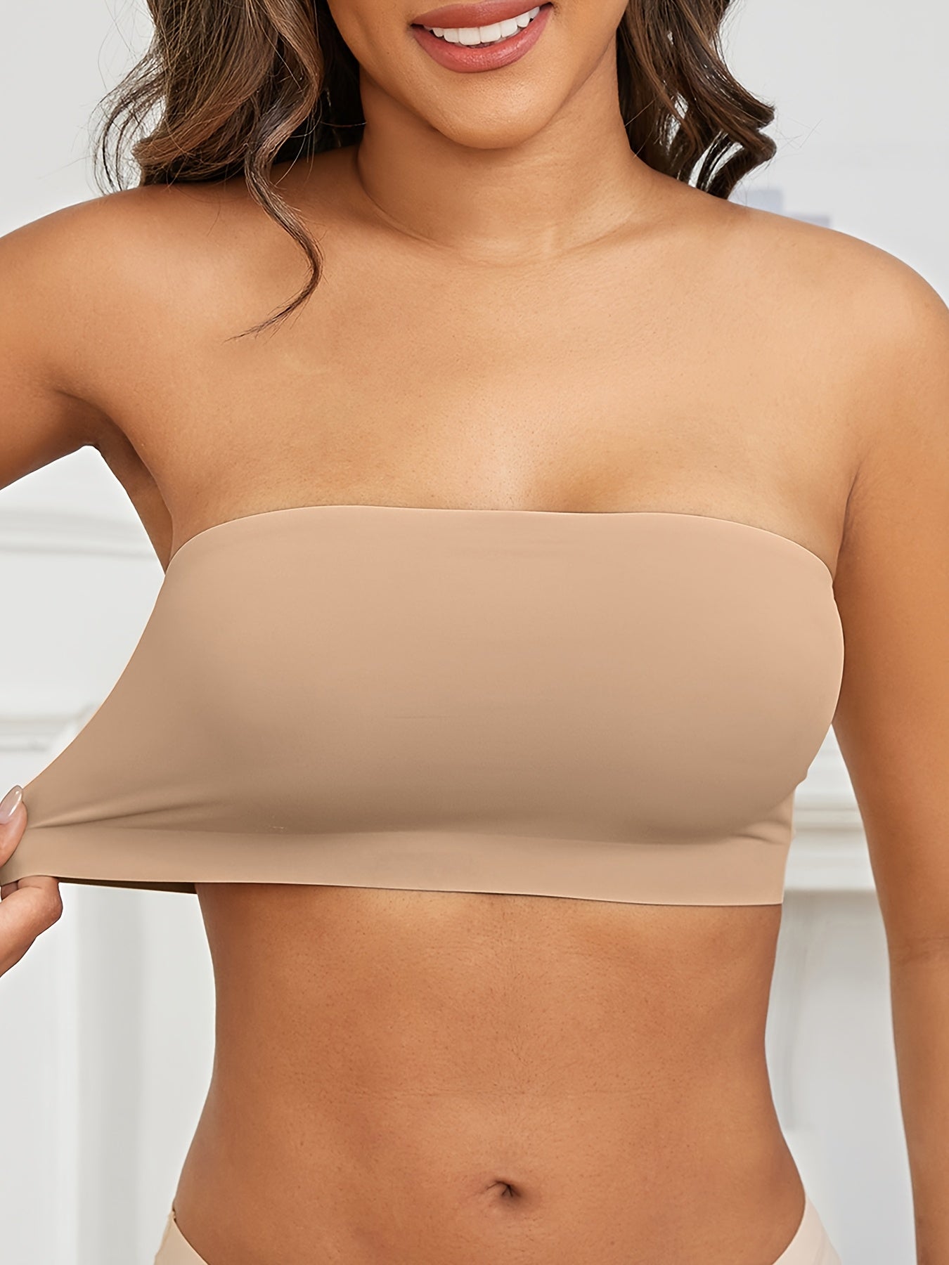 Women's Strapless Wireless Bra - Everyday Support – view 7