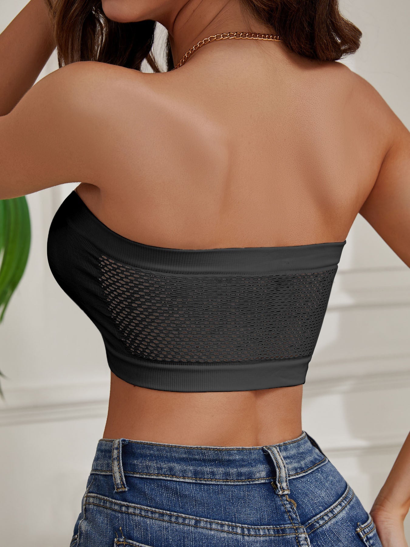 Women's Strapless Wireless Bra - Padded, Everyday Support – view 7