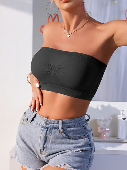 Women's Strapless Wireless Bra - Padded, Medium Support – view 5