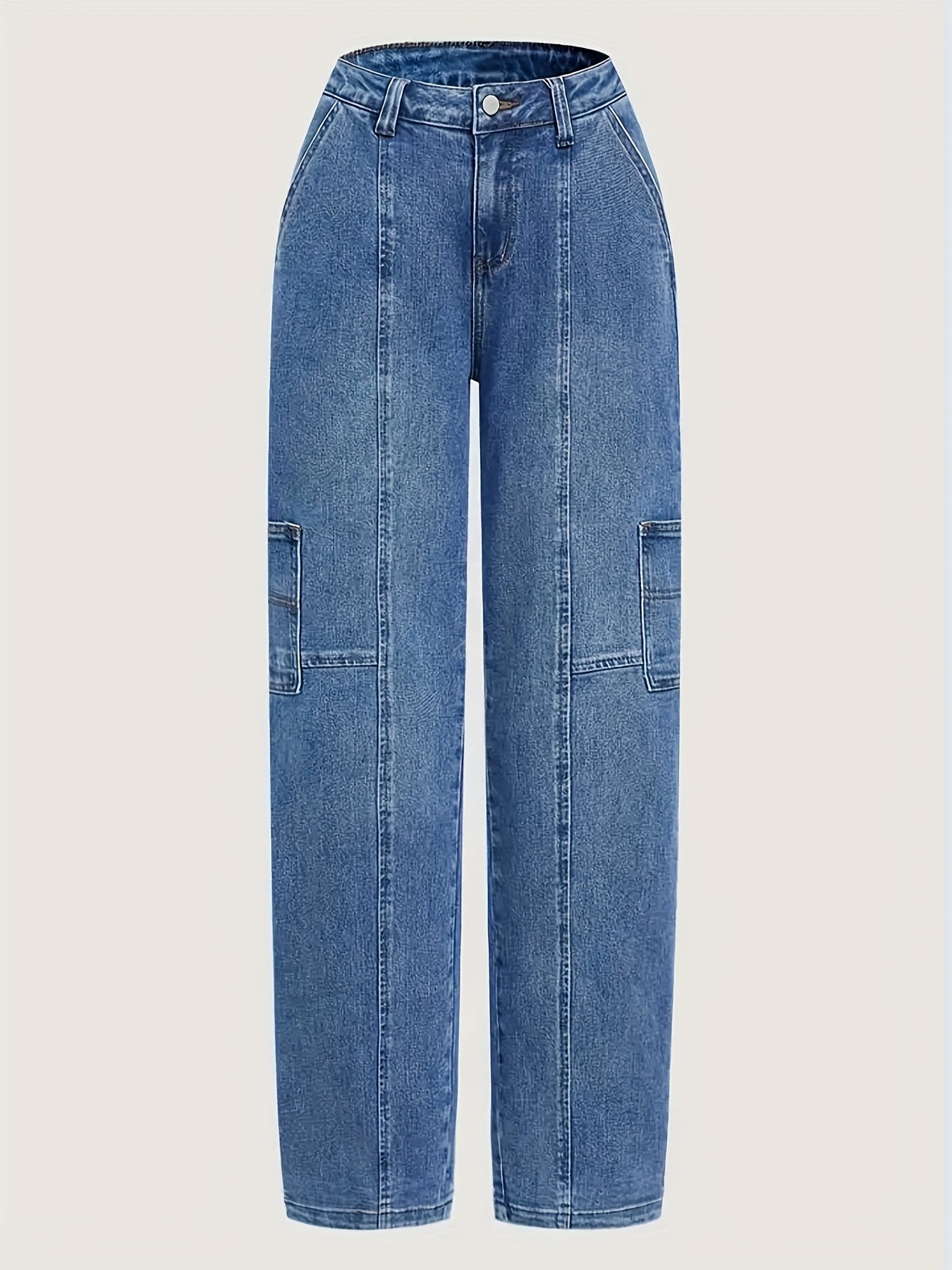 Women's Stretch Jeans - Stretch Comfort – Dark Blue detail view