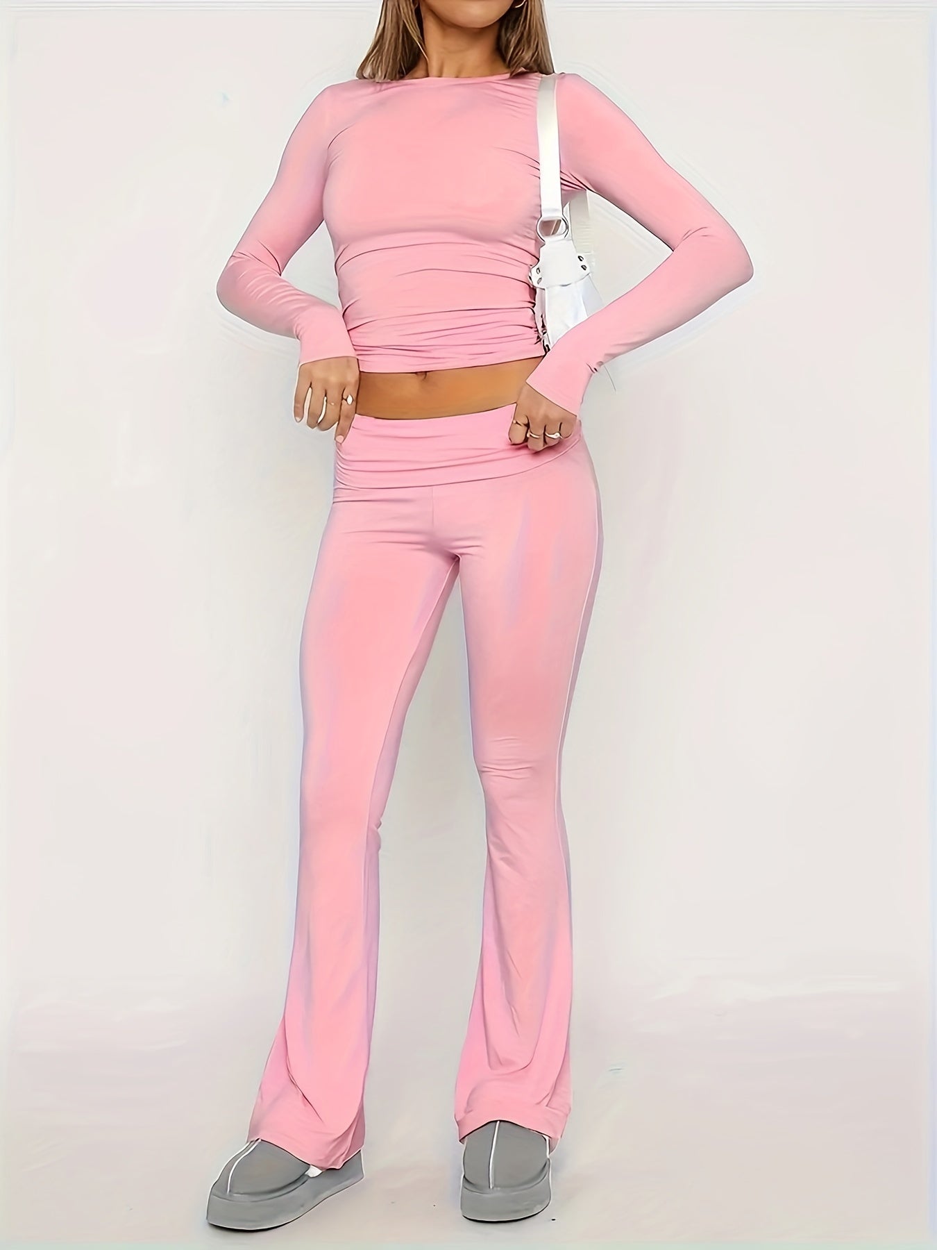 Women's Stretch Leggings - High-Waist Fit – Sizes XS–XL detail view