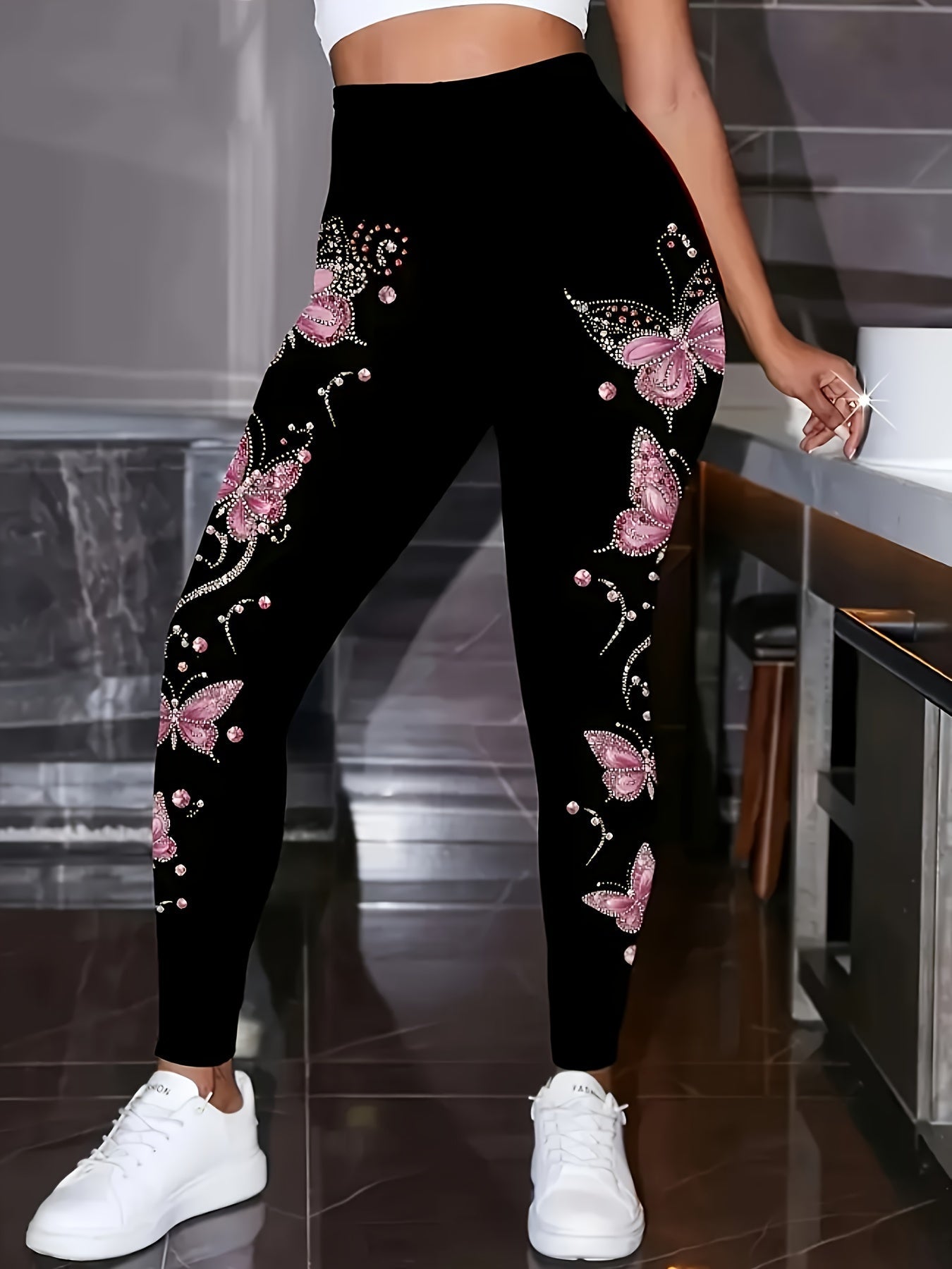 Women's Stretch Leggings - Stretch Comfort – 10-Variant Selection detail view