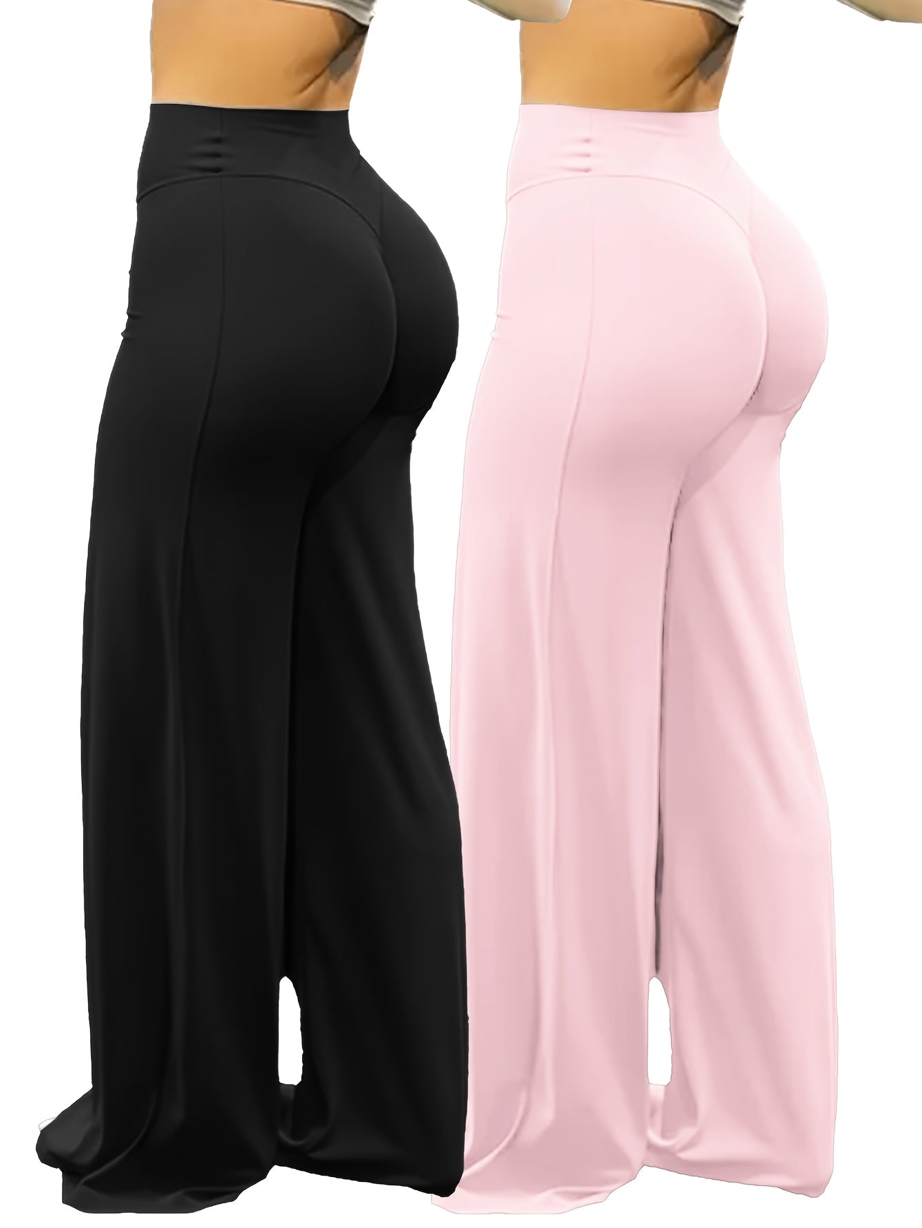 Women's Stretch Leggings - Wide-Leg Fit detail view