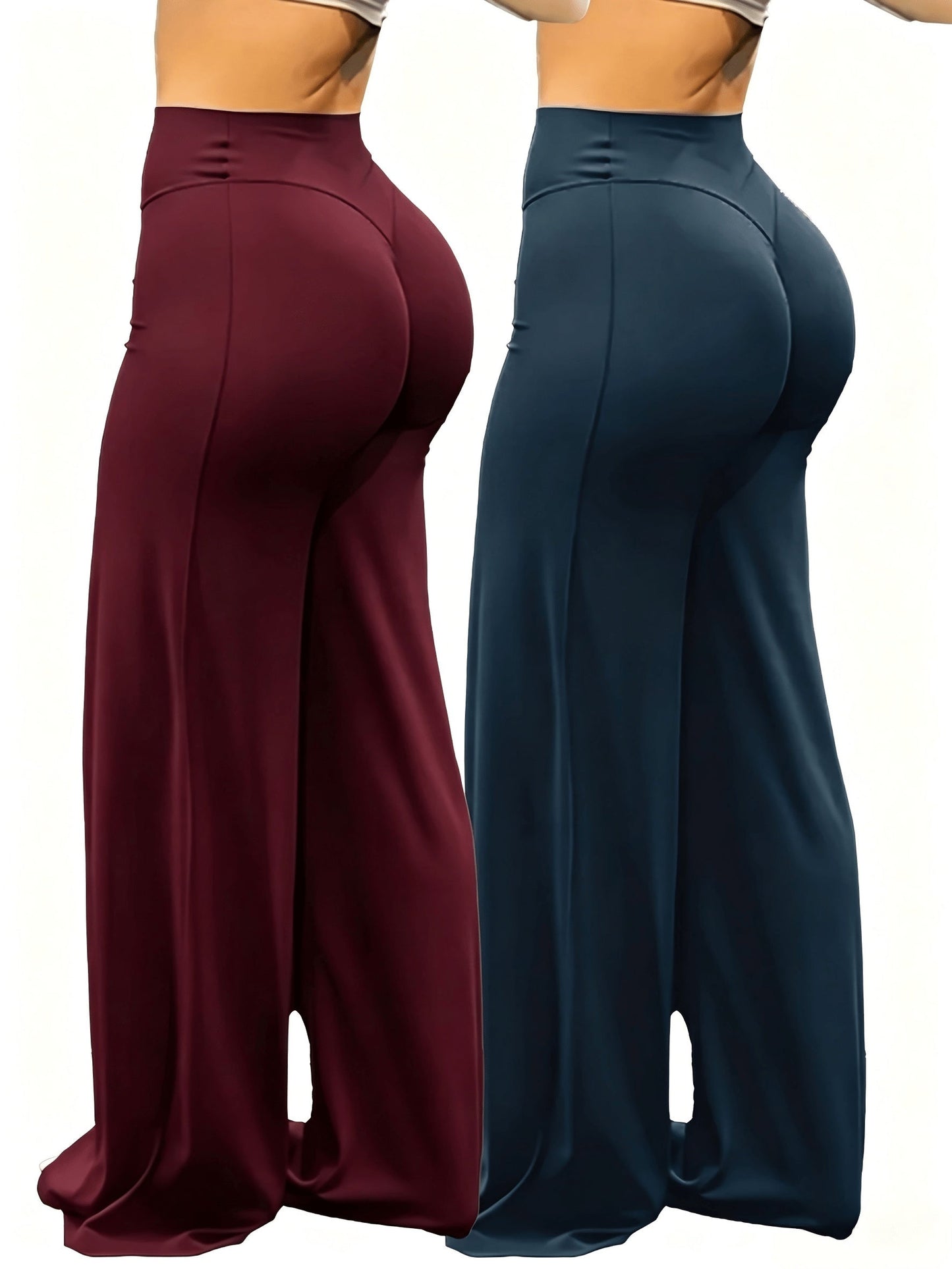 Women's Stretch Leggings - Wide-Leg Fit detail view
