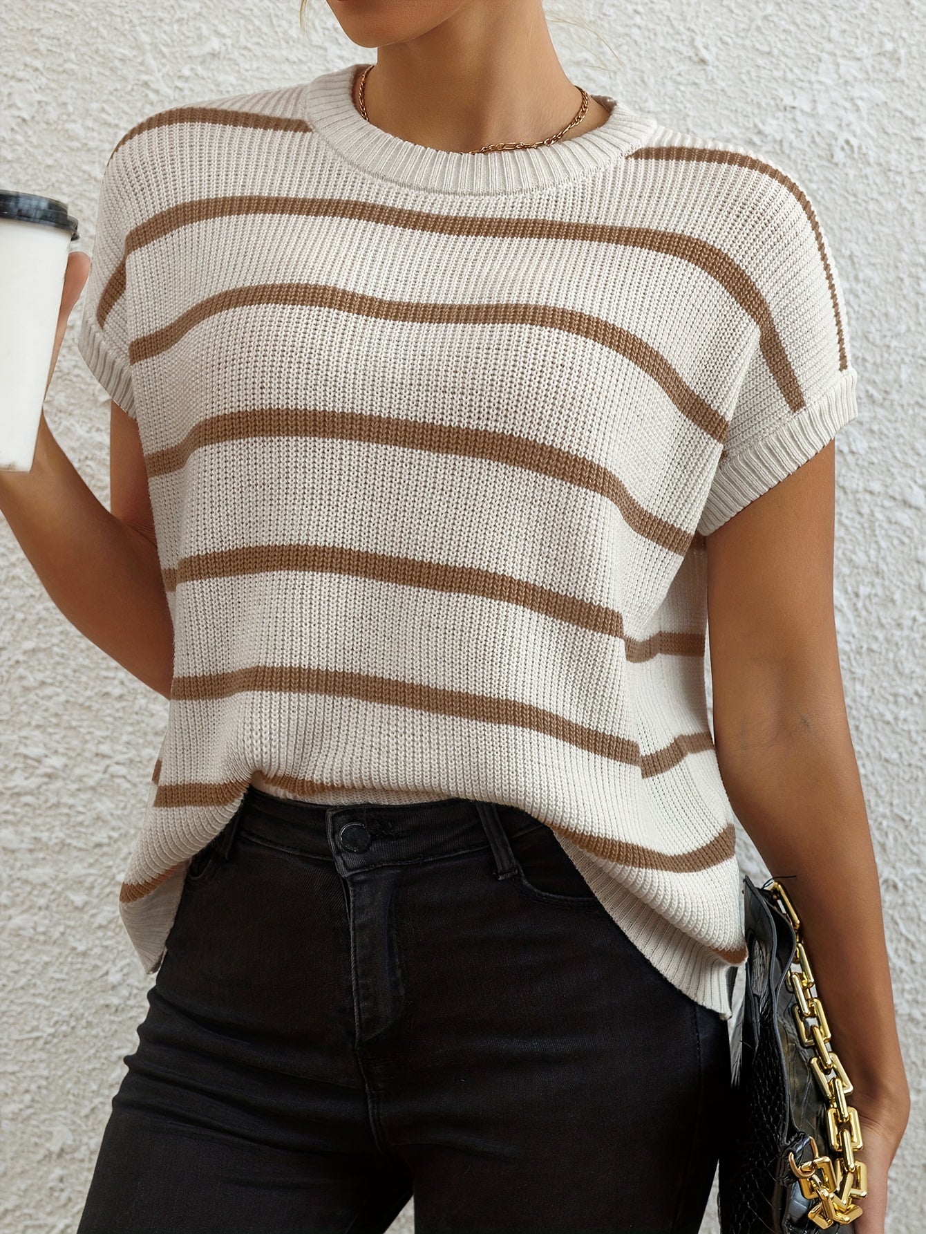 Women's Sweater - Striped detail view