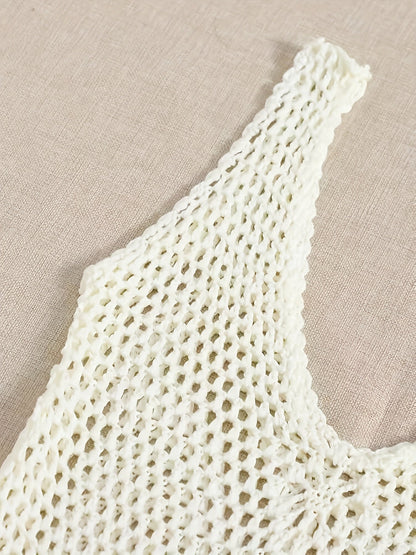 Women's Swim Cover-Up - Beach Ready – White detail view