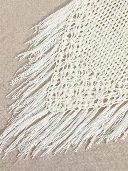 Women's Swim Cover-Up - Beach Ready – White detail view
