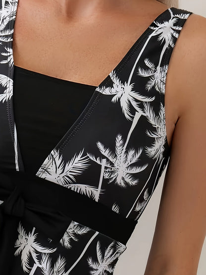 Women's Swim Dress - Beach Ready – Black detail view