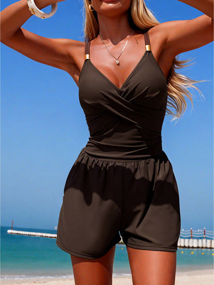 Women's Swim Dress - Beach Ready – Sizes S–XXL – Brown option – main product image