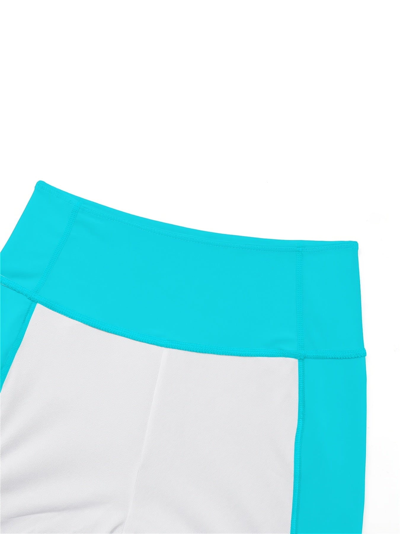 Women's Swim Shorts - High-Waist – Cyan – view 5