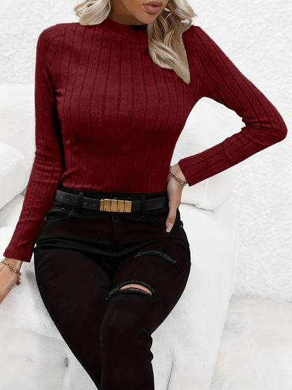 Women's T-Shirt - Textured Knit detail view