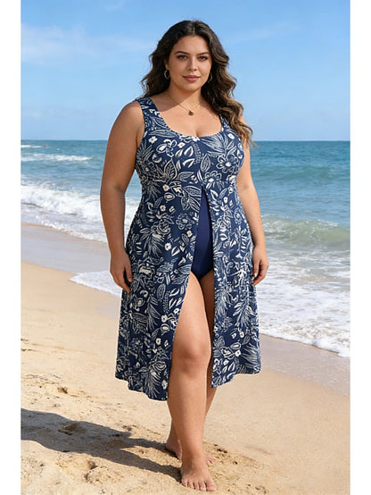 Women's Tankini - Beach Ready – Navy Color – view 4
