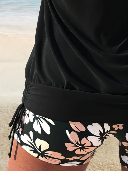 Women's Tankini – Black detail view