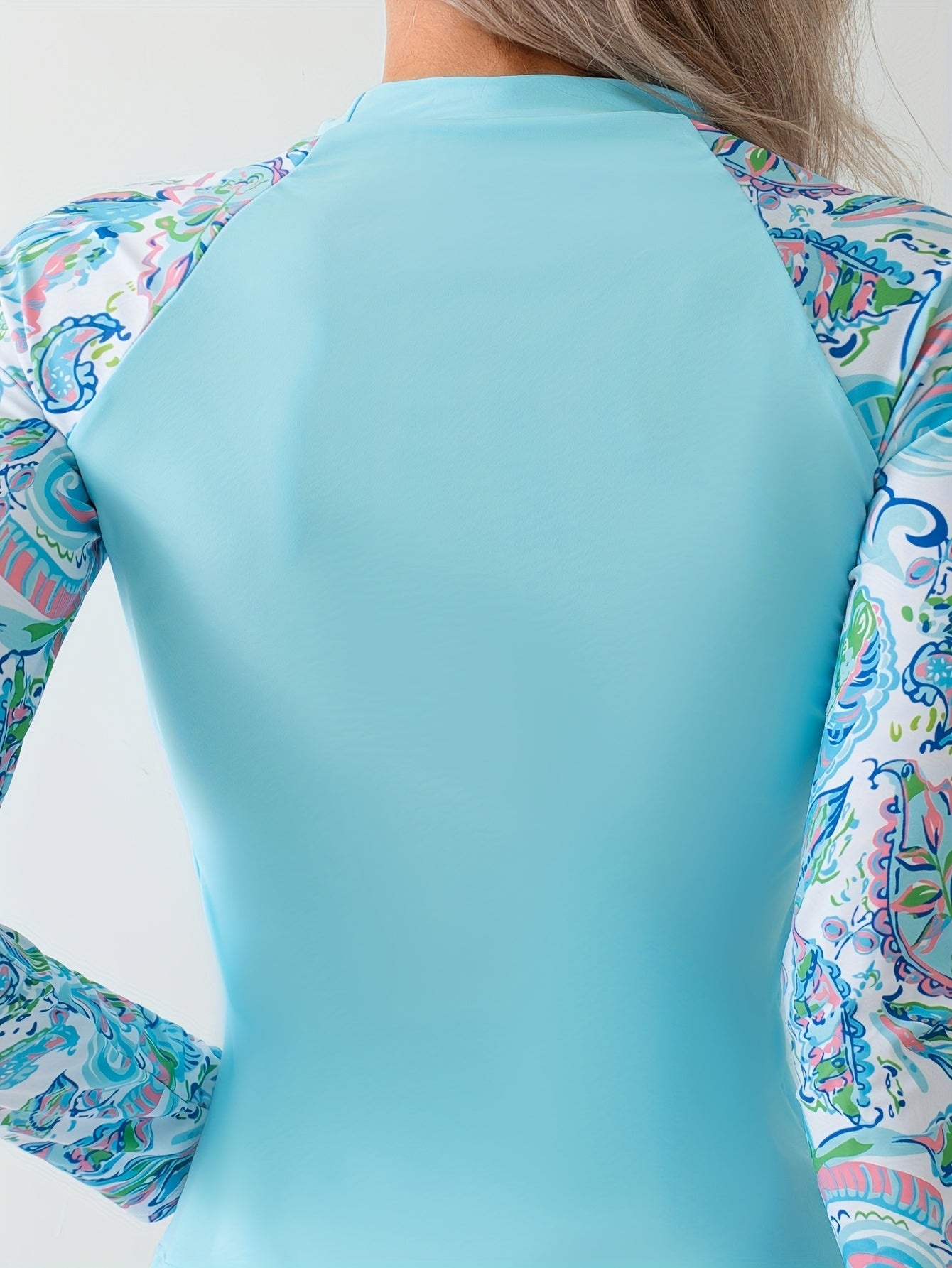 Women's Tankini – Sky Blue Colorway 68485 detail view