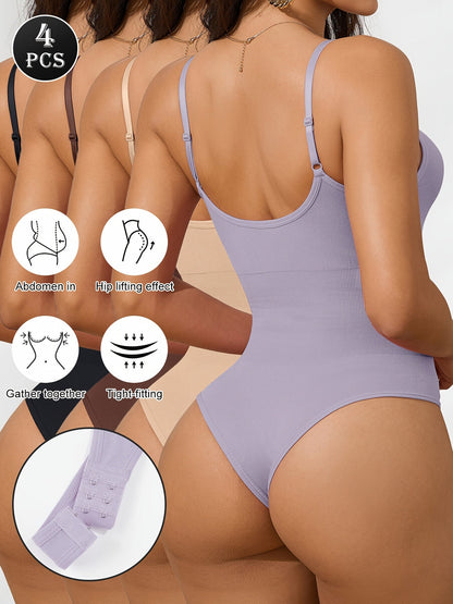 Women's Targeted Control Shapewear Bodysuit - Butt Lift Body Smoothing, Mixed colors – Underwear – main product image