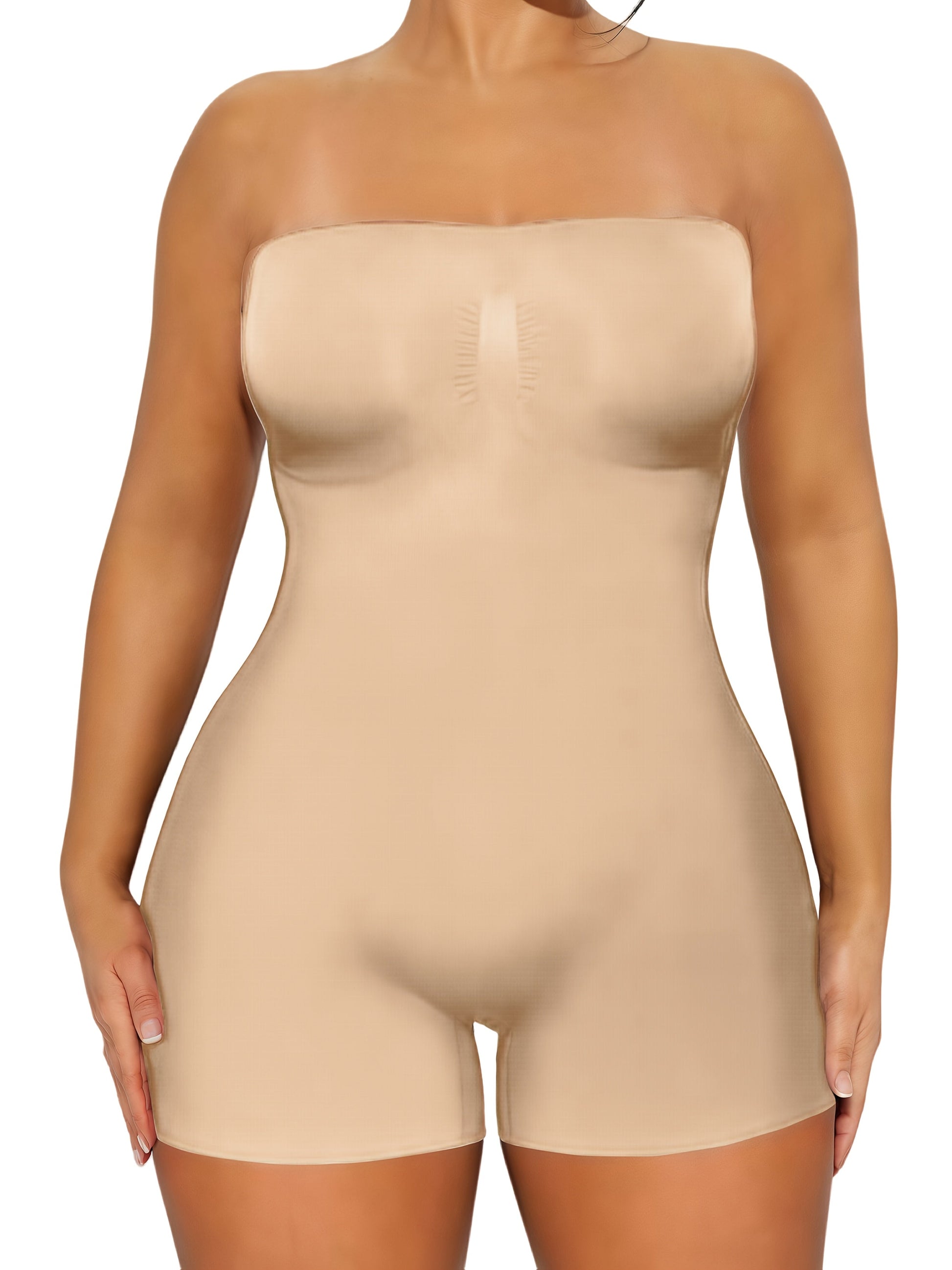 Women's Targeted Control Shapewear Bodysuit - Butt Lift Plus Size Body Smoothing detail view