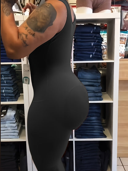 Women's Targeted Control Shapewear Bodysuit - Solid Color Plus Size Body Smoothing detail view