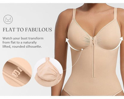 Women's Targeted Control Shapewear Bodysuit - Zip Front Body Smoothing – view 22