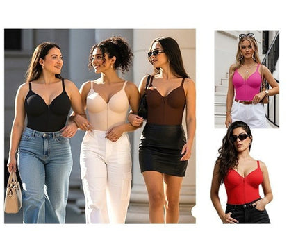 Women's Targeted Control Shapewear Bodysuit - Zip Front Body Smoothing – view 25