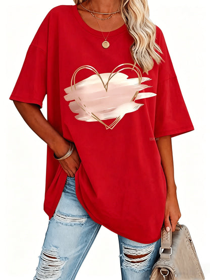 Women's Textured Blouse - V-Neck Short Sleeve – Sizes 1XL–5XL detail view