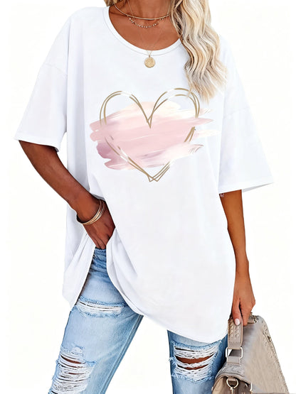 Women's Textured Blouse - V-Neck Short Sleeve – Sizes 1XL–5XL – White option – view 9