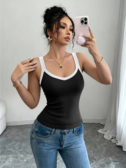 Women's Textured Camisole - 4-Pack V-Neck Sleeveless detail view
