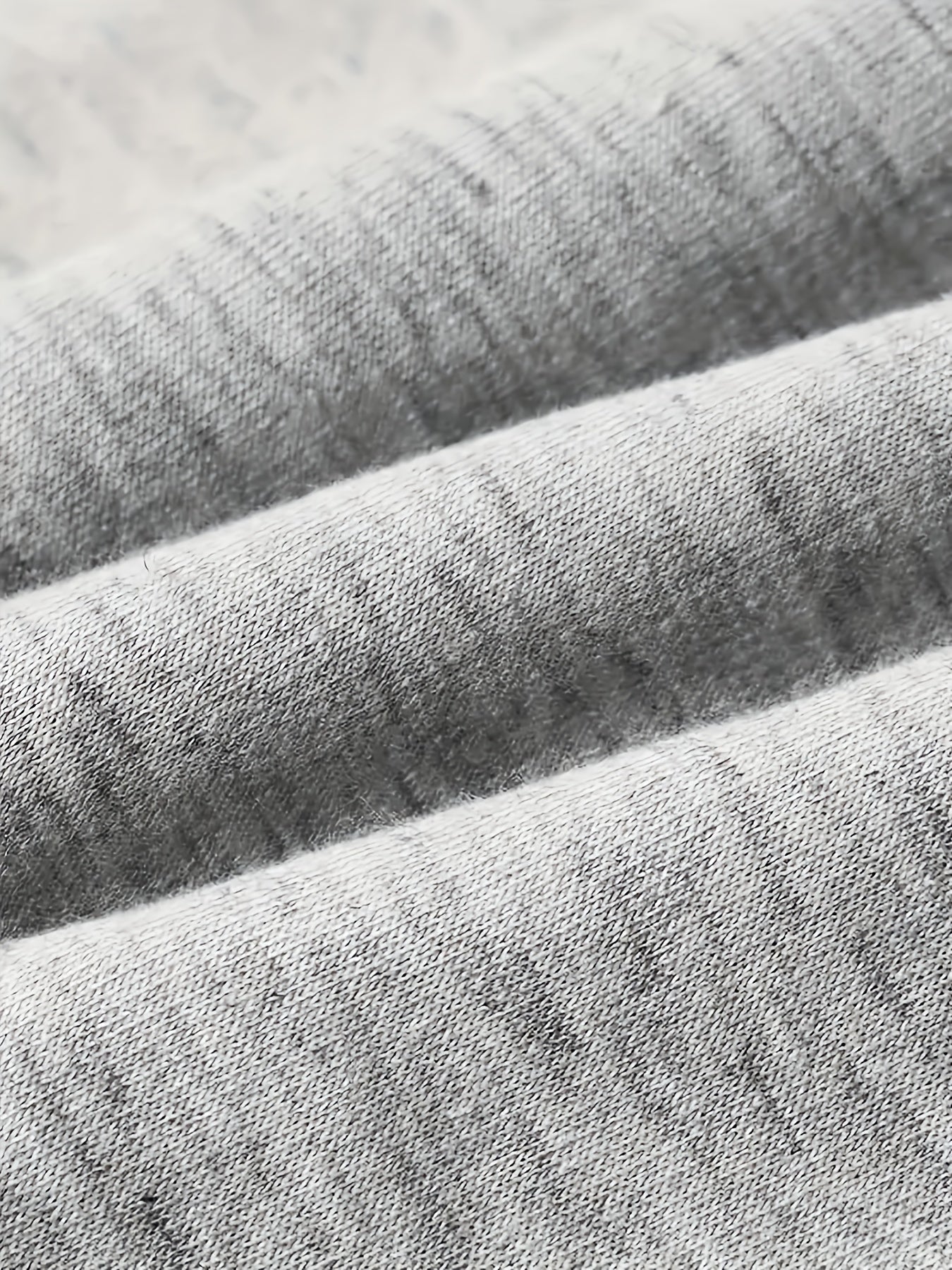 Women's Textured Pullover Sweater - Relaxed Fit Crew Neck – Black / Light Grey detail view