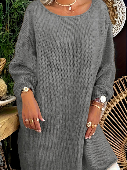 Women's Textured Sweater - Regular Fit Classic Neck detail view