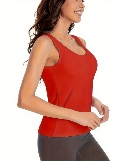 Women's Textured Tank Top - 4-Pack Classic Neck Sleeveless – view 12