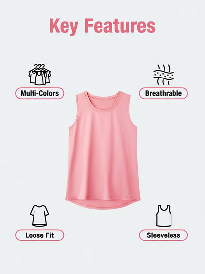 Women's Textured Tank Top - 5-Pack Classic Neck Sleeveless – view 15
