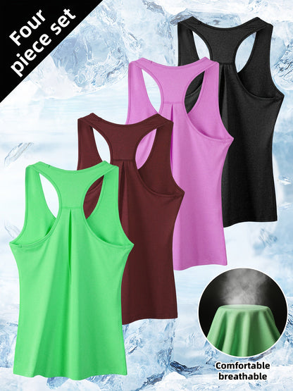 Women's Textured Tank Top - Crew Neck Sleeveless – 10-Variant Selection detail view