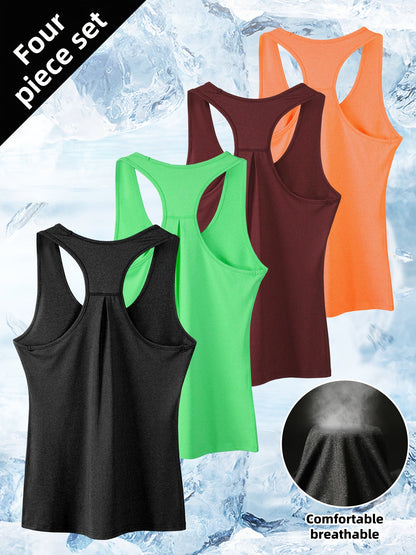Women's Textured Tank Top - Crew Neck Sleeveless – 10-Variant Selection detail view