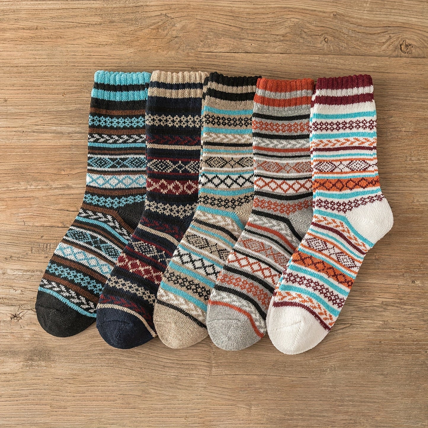 Women's Thermal Crew Socks - 5-Pair Pack – view 6