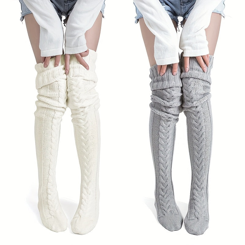 Women's Thermal Knee-High Socks - 2-Pair Pack – view 10