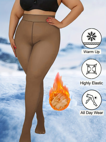 Women's Thermal Pantyhose - 2-Piece Pack – Nylon blend detail view