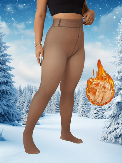 Women's Thermal Pantyhose – Nylon blend detail view